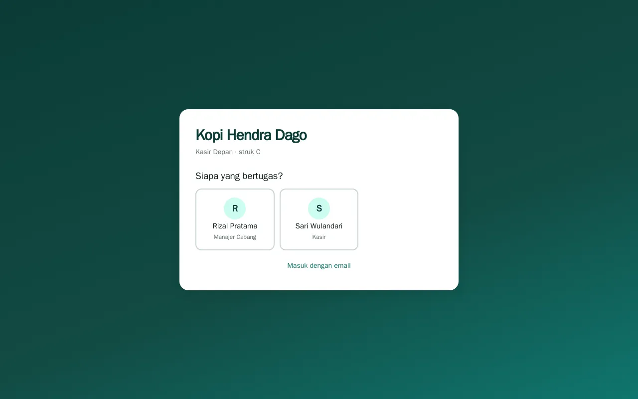 Layar kunci: siapa yang bertugas